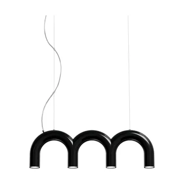 Arch triplette hanglamp - Black, 65,6 cm - Oblure