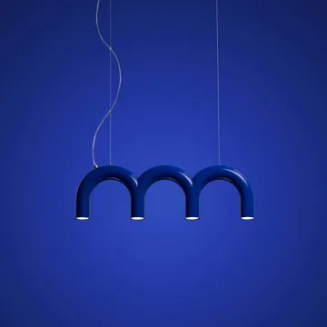Arch triplette hanglamp - Blue, 65,6 cm - Oblure