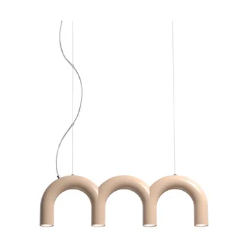 Arch triplette hanglamp - Nude, 65,6 cm - Oblure