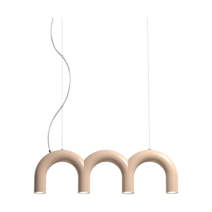 Arch triplette hanglamp - Nude, 65,6 cm - Oblure