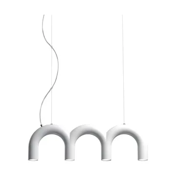 Arch triplette hanglamp - White, 65,6 cm - Oblure
