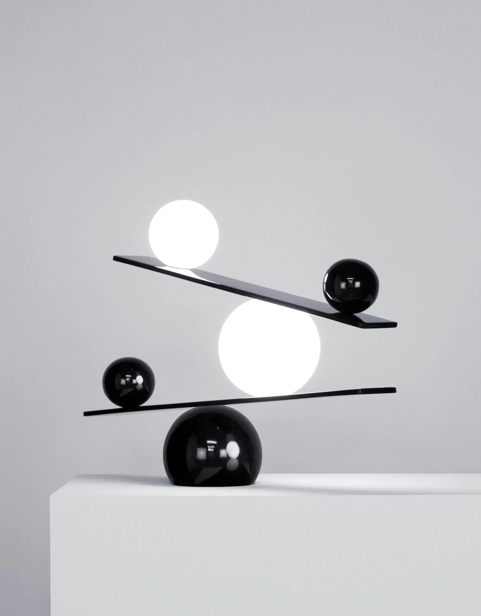 Balance tafellamp, Black, v2 Oblure