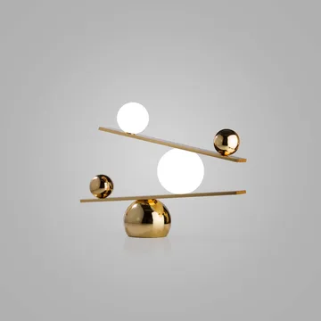 Balance tafellamp - Brass, v2 - Oblure