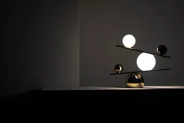 Balance tafellamp - Brass, v2 - Oblure