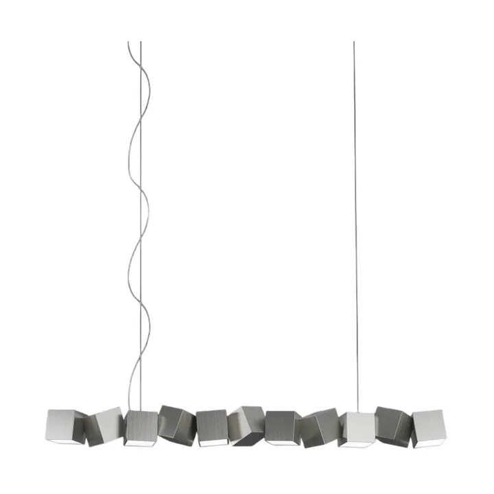 Blockchain system 11 hanglamp - Aluminium - Oblure