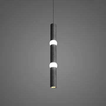 Lightbone hanglamp - Large 83,6 cm, black oak - Oblure