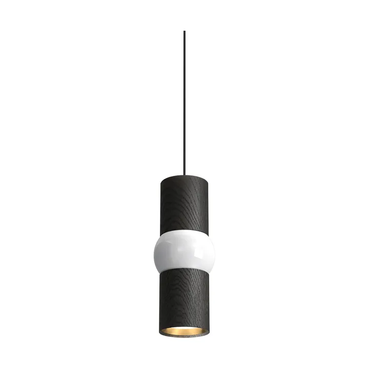 Lightbone hanglamp - Small 24 cm, black oak - Oblure
