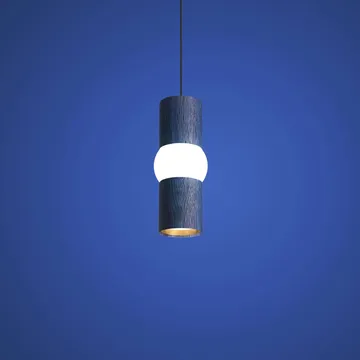 Lightbone hanglamp - Small 24 cm, blue oak - Oblure