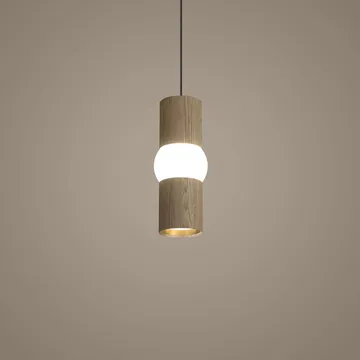 Lightbone hanglamp - Small 24 cm, natural oak - Oblure