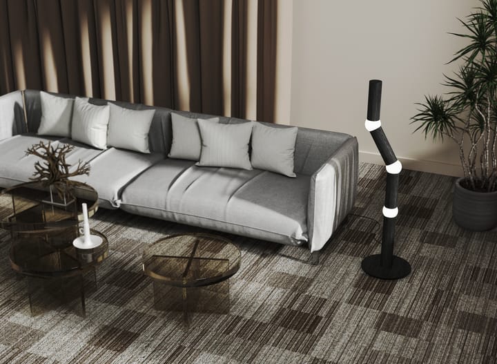 Lightbone vloerlamp 124,3 cm, Black oak Oblure