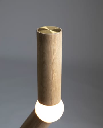 Lightbone vloerlamp 124,3 cm - Natural oak - Oblure