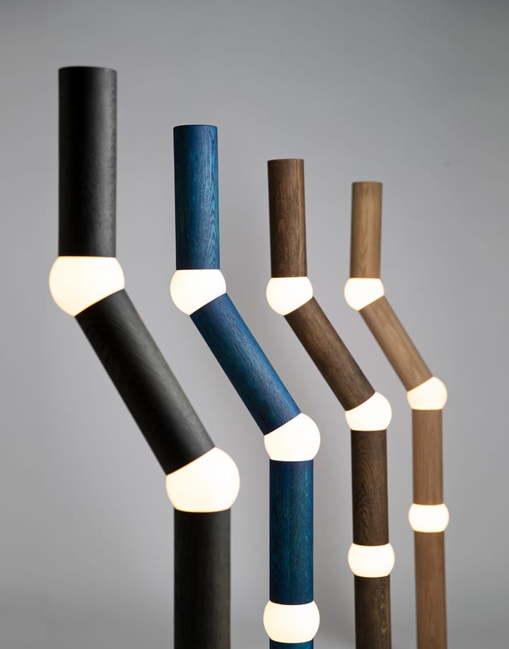 Lightbone vloerlamp 124,3 cm, Natural oak Oblure