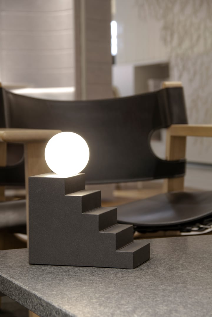 Stair tafellamp, Velvet black Oblure