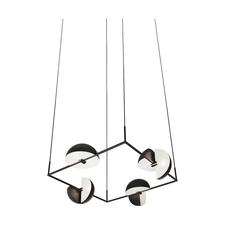 Trapeze quartette pendel 113,5x113,5 cm - Black - Oblure
