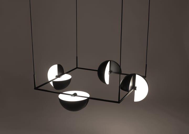 Trapeze quartette pendel 113,5x113,5 cm, Black Oblure