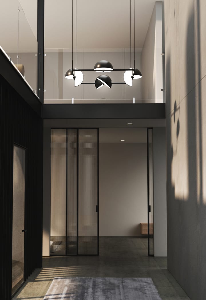Trapeze quartette pendel 113,5x113,5 cm, Black Oblure