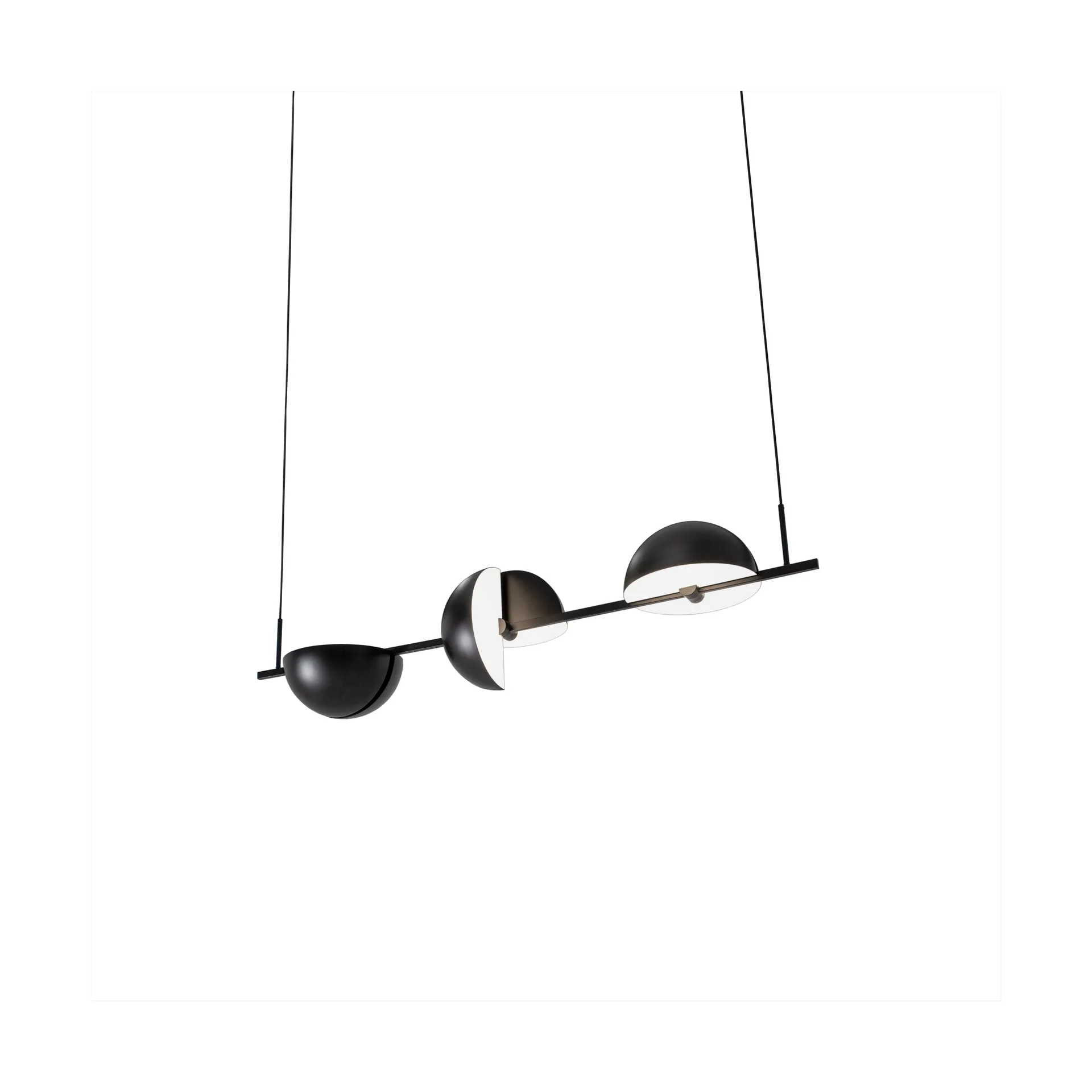 Trapeze triplette pendel 140 cm, Black Oblure