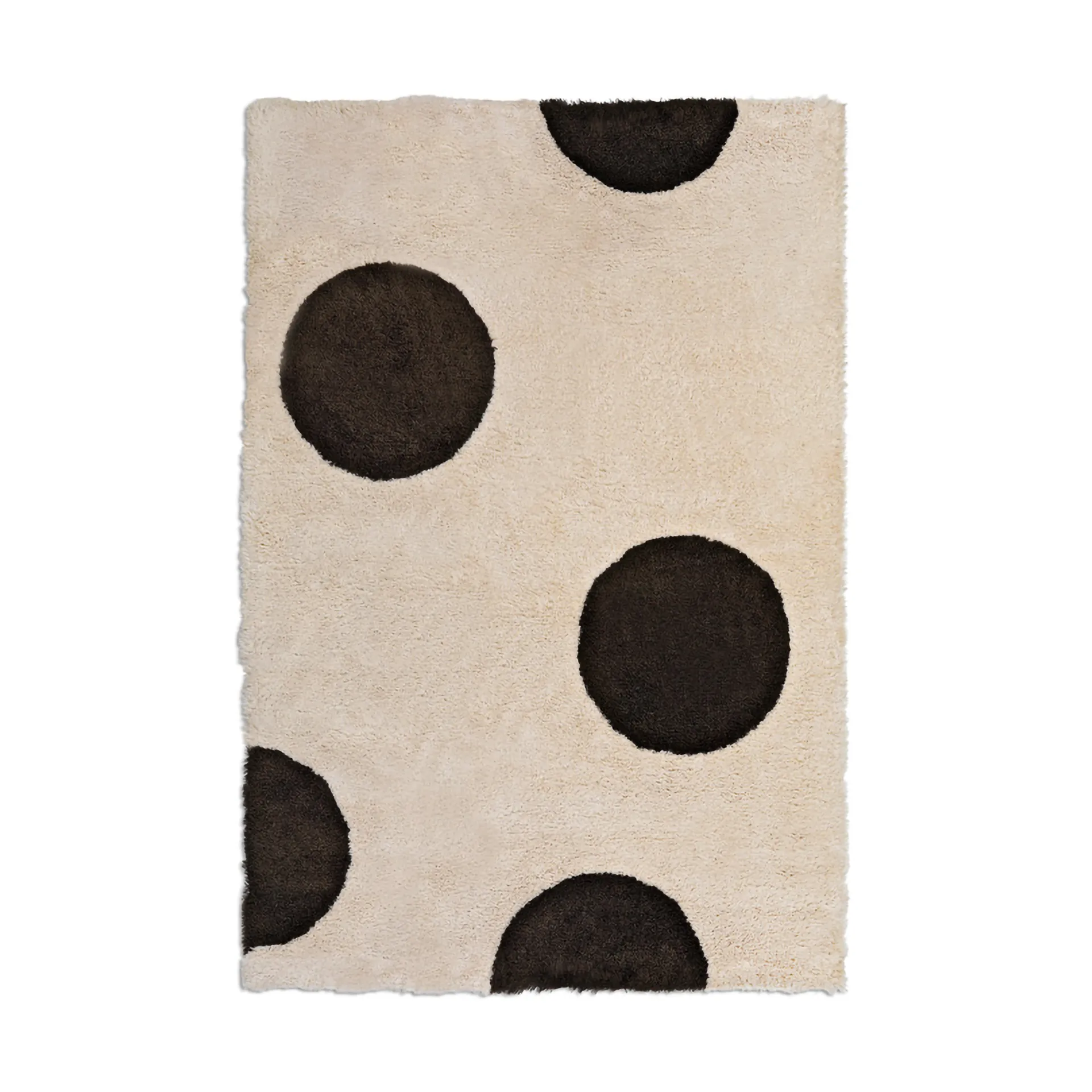 ODC Dot Big Scale wollen vloerkleed, Beige brown, 170x240 cm Ogeborg