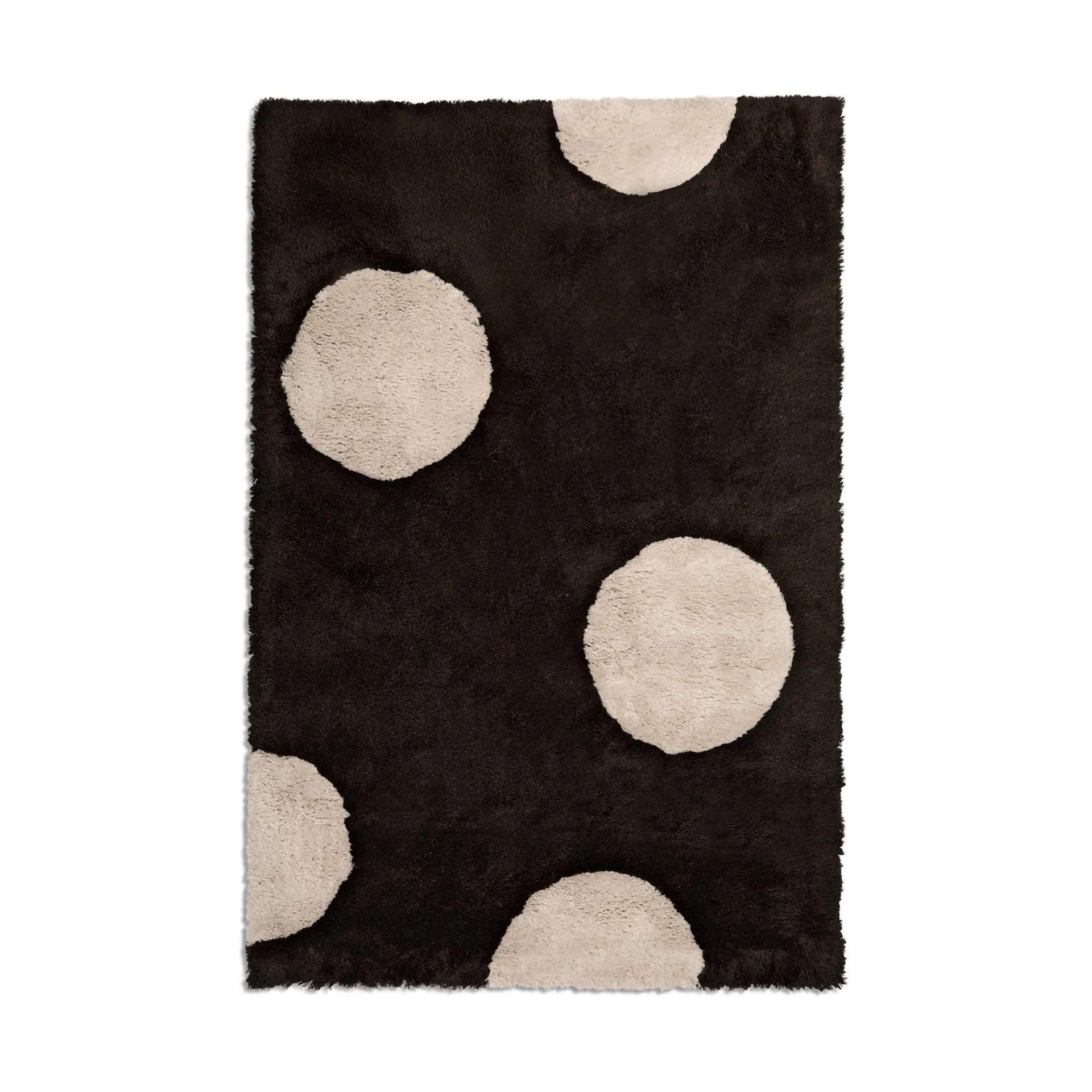 ODC Dot Big Scale wollen vloerkleed, Brown beige, 300x400 cm Ogeborg