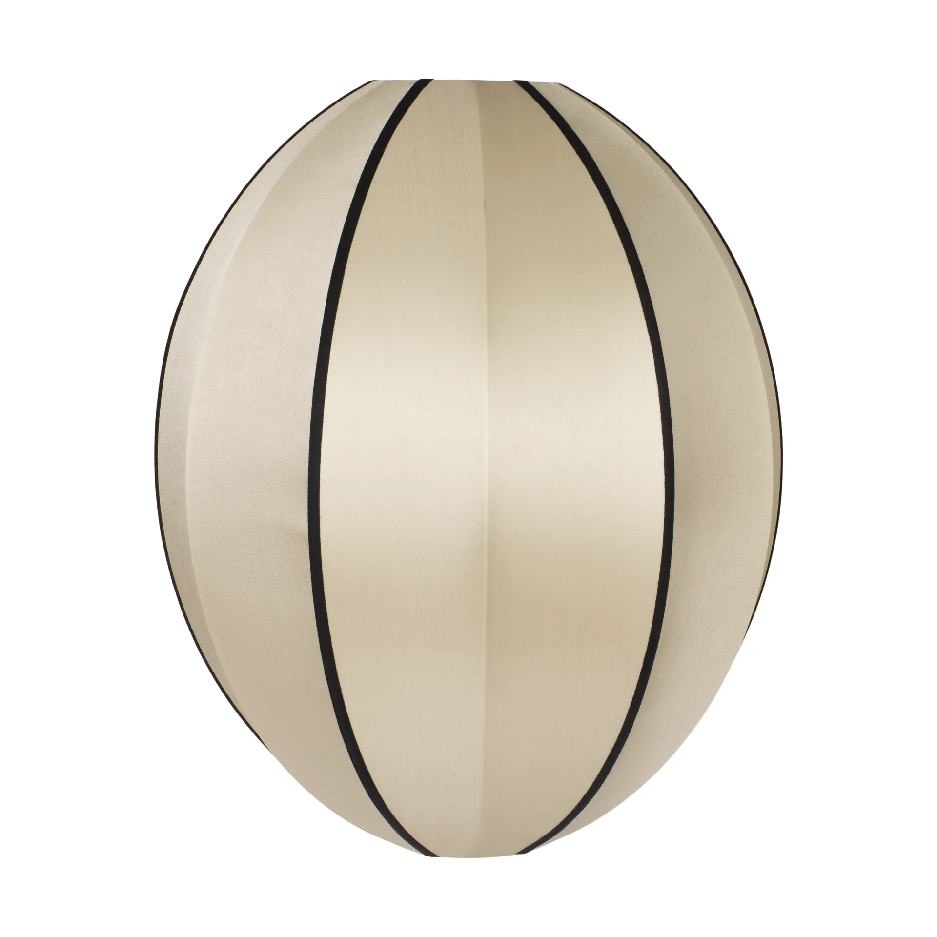 Indochina Classic Oval L lampenkap, Kit-black Oi Soi Oi