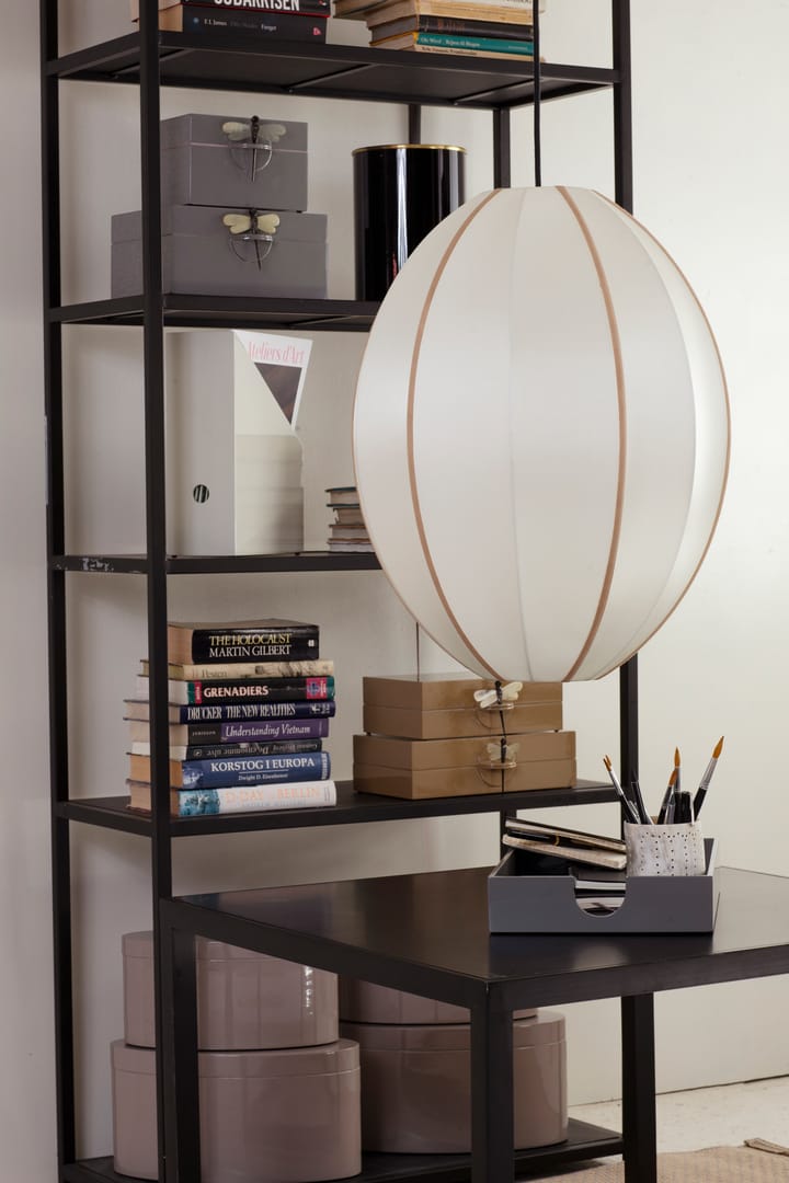 Indochina Classic Oval L lampenkap, Offwhite-amber Oi Soi Oi