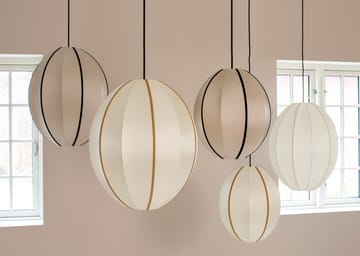Indochina Classic Oval L lampenkap - Offwhite-amber - Oi Soi Oi
