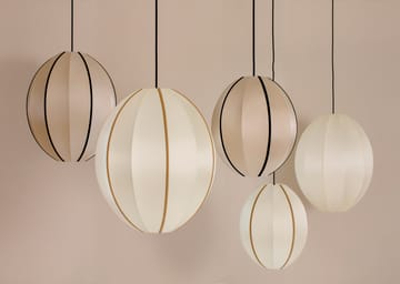 Indochina Classic Oval S lampenkap - Offwhite-amber - Oi Soi Oi