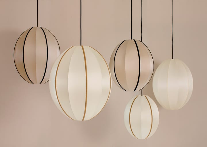 Indochina Classic Oval S lampenkap, Offwhite-amber Oi Soi Oi