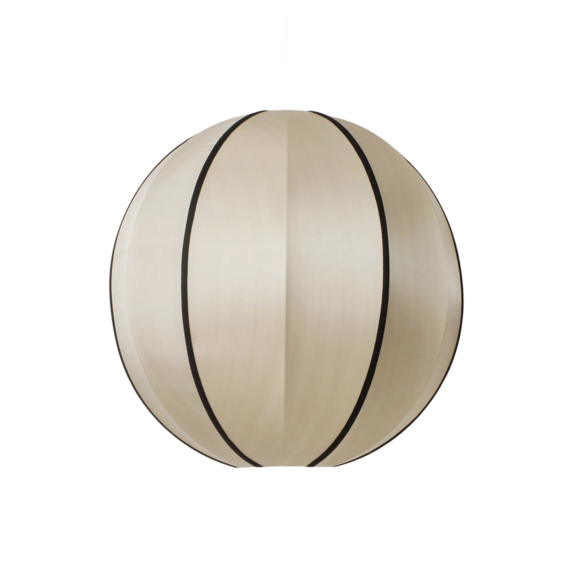 Indochina Classic Round lampenkap, Kit-black Oi Soi Oi