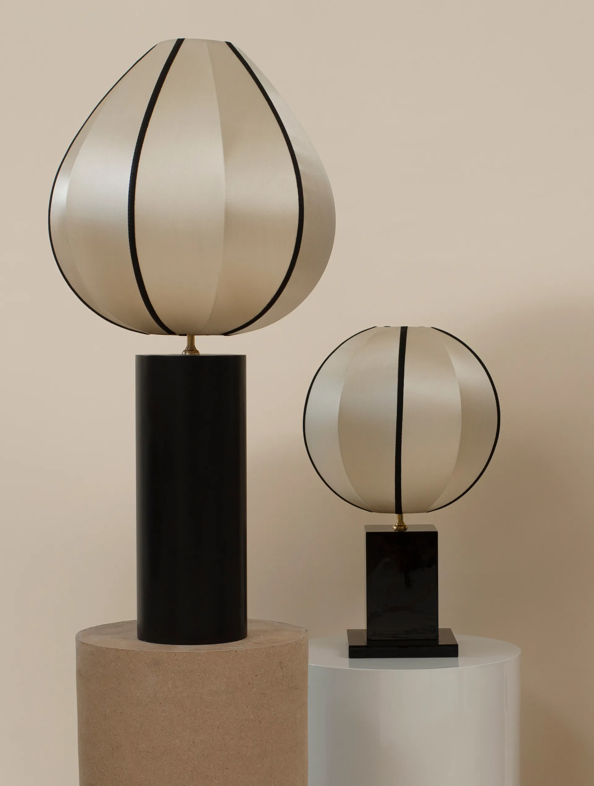 Indochina Classic Round XS lampenkap, Kit-black Oi Soi Oi