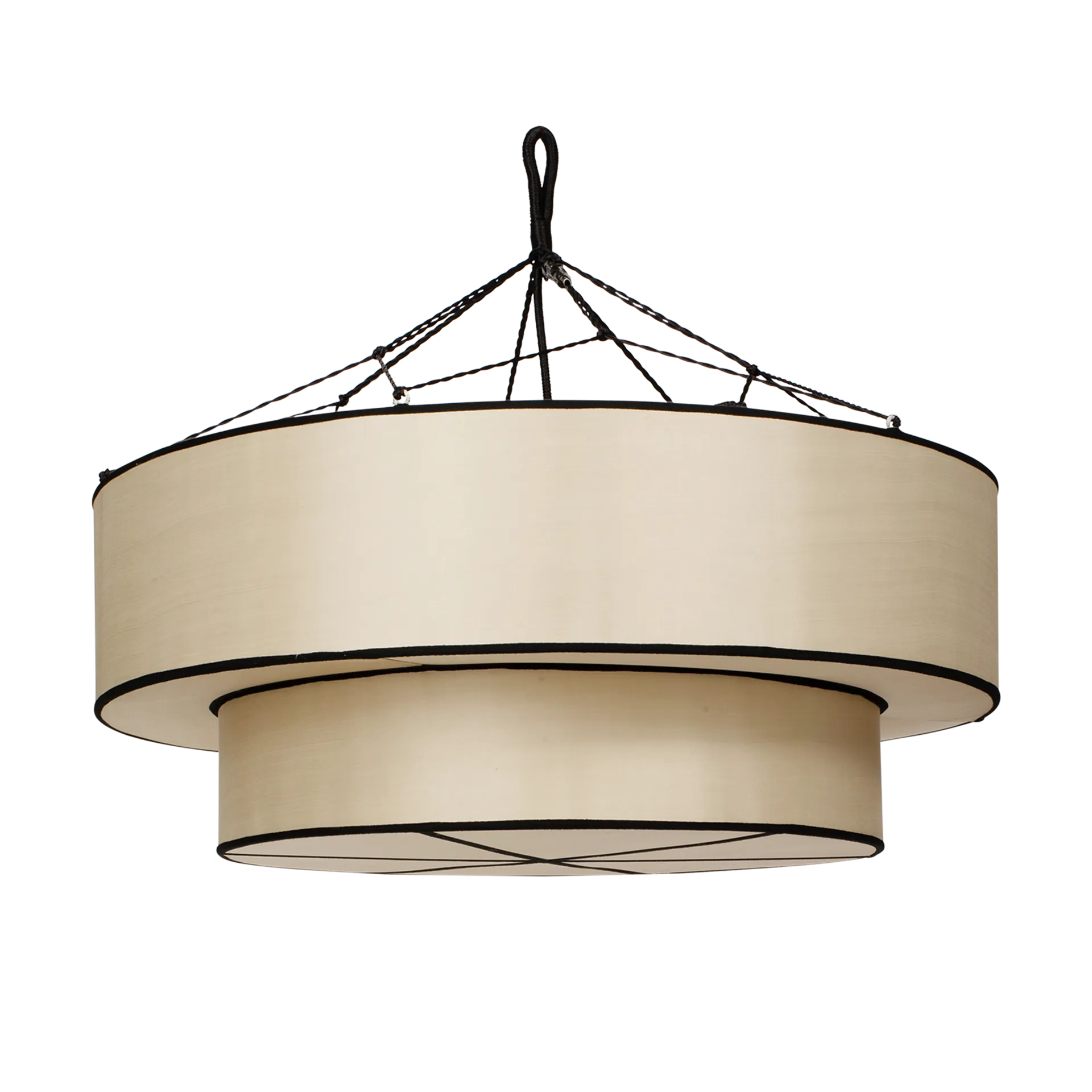 Indochina Classic Tophat lampenkap, Kit-black Oi Soi Oi