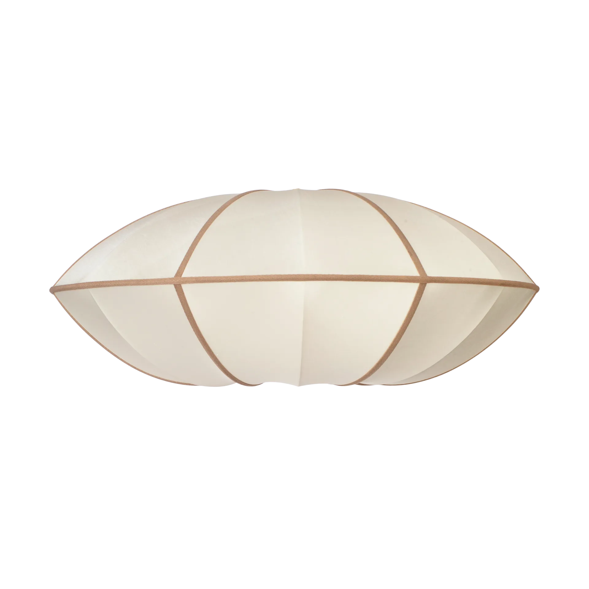 Indochina Classic UFO lampenkap, Offwhite-amber Oi Soi Oi