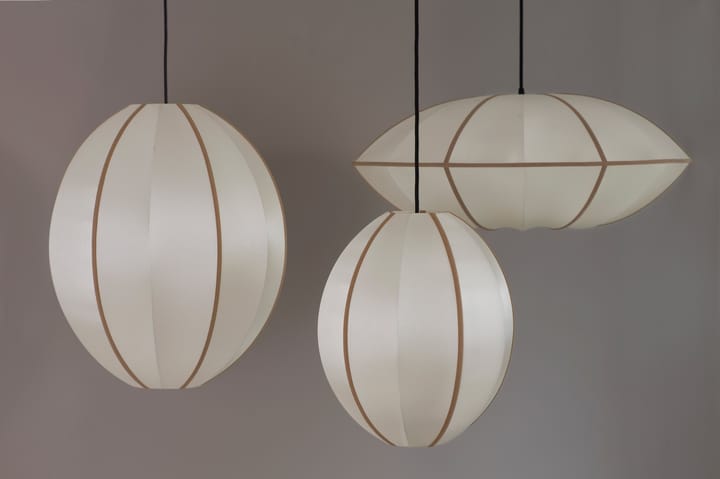 Indochina Classic UFO lampenkap, Offwhite-amber Oi Soi Oi