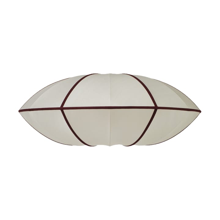 Indochina Classic UFO lampenkap - Offwhite-bordeaux - Oi Soi Oi