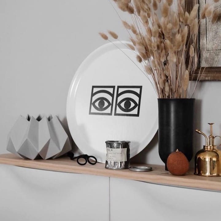 Ögon dienblad Ø38 cm, Wit Olle Eksell