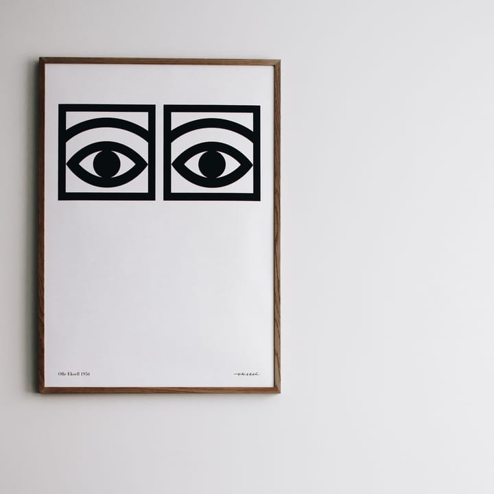 Ögon one-eye poster, 50 x 70 cm. Olle Eksell
