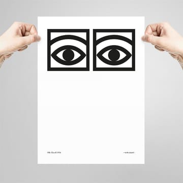 Ögon one-eye poster - 50 x 70 cm. - Olle Eksell