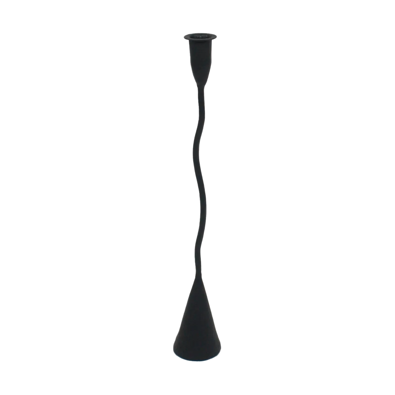 Eskil kandelaar 43 cm, Zwart Olsson & Jensen