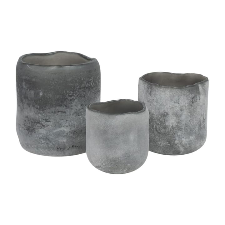 Halde waxinelichtjeshouder 8 cm, Grijs Olsson & Jensen