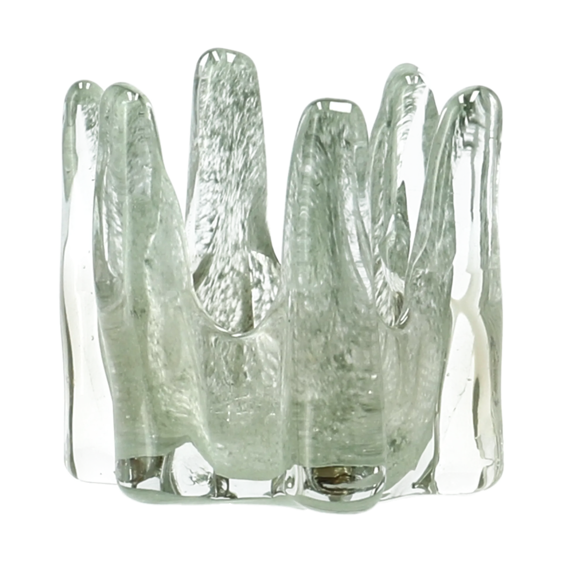 Helix waxinelichtjeshouder Ø10,5 cm, Mosgroen Olsson & Jensen