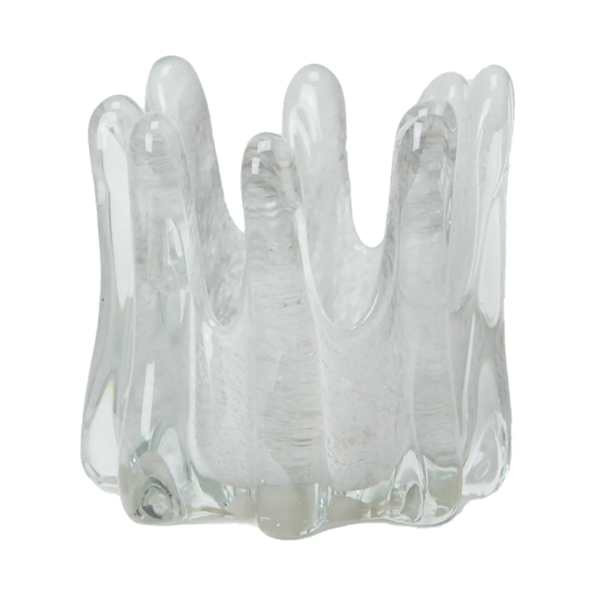 Helix waxinelichtjeshouder Ø14 cm, Lichtgrijs Olsson & Jensen