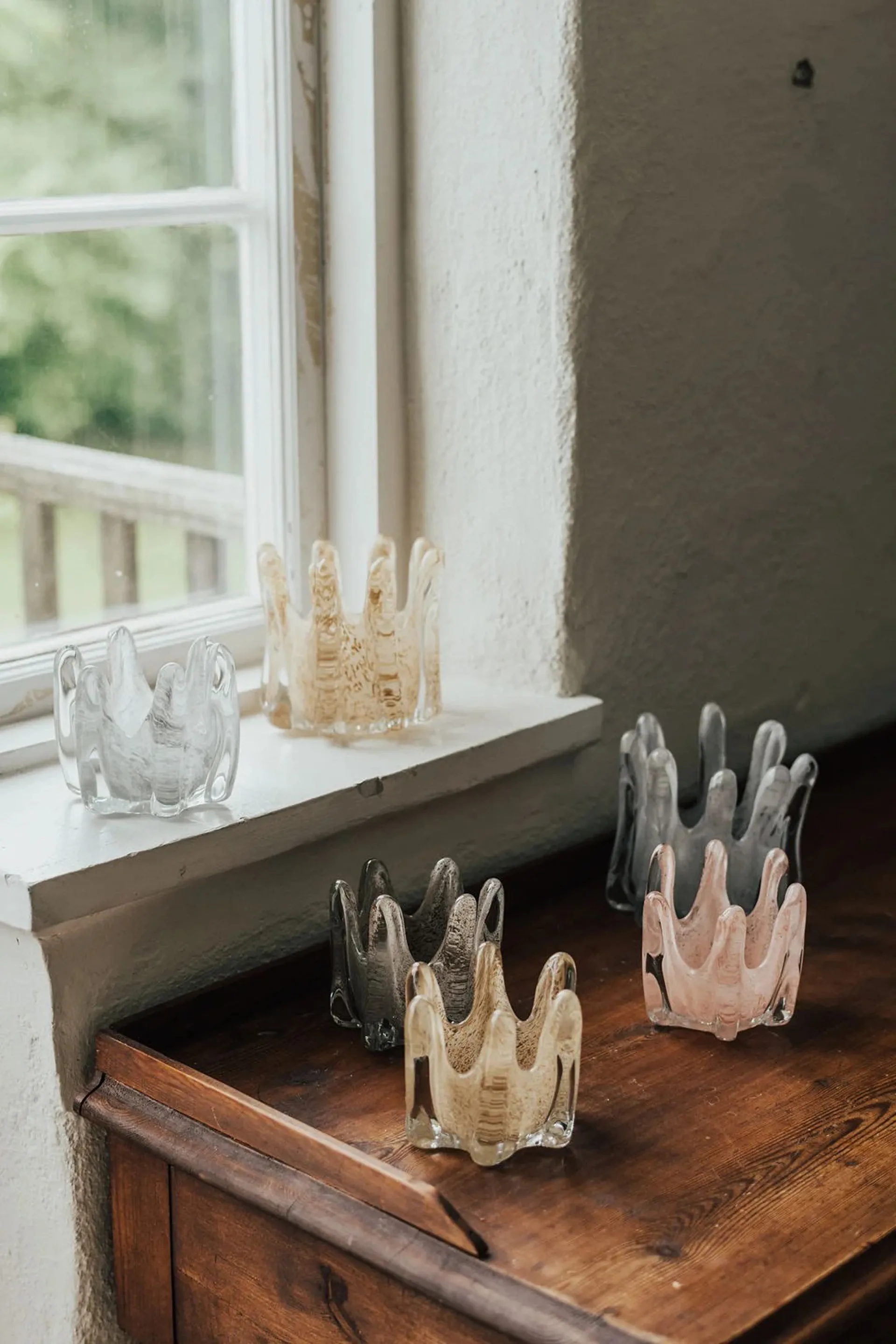 Helix waxinelichtjeshouder Ø14 cm, Lichtgrijs Olsson & Jensen