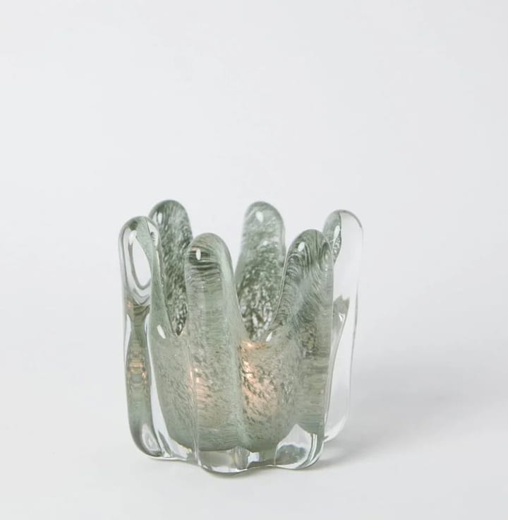 Helix waxinelichtjeshouder Ø14 cm, Mosgroen Olsson & Jensen