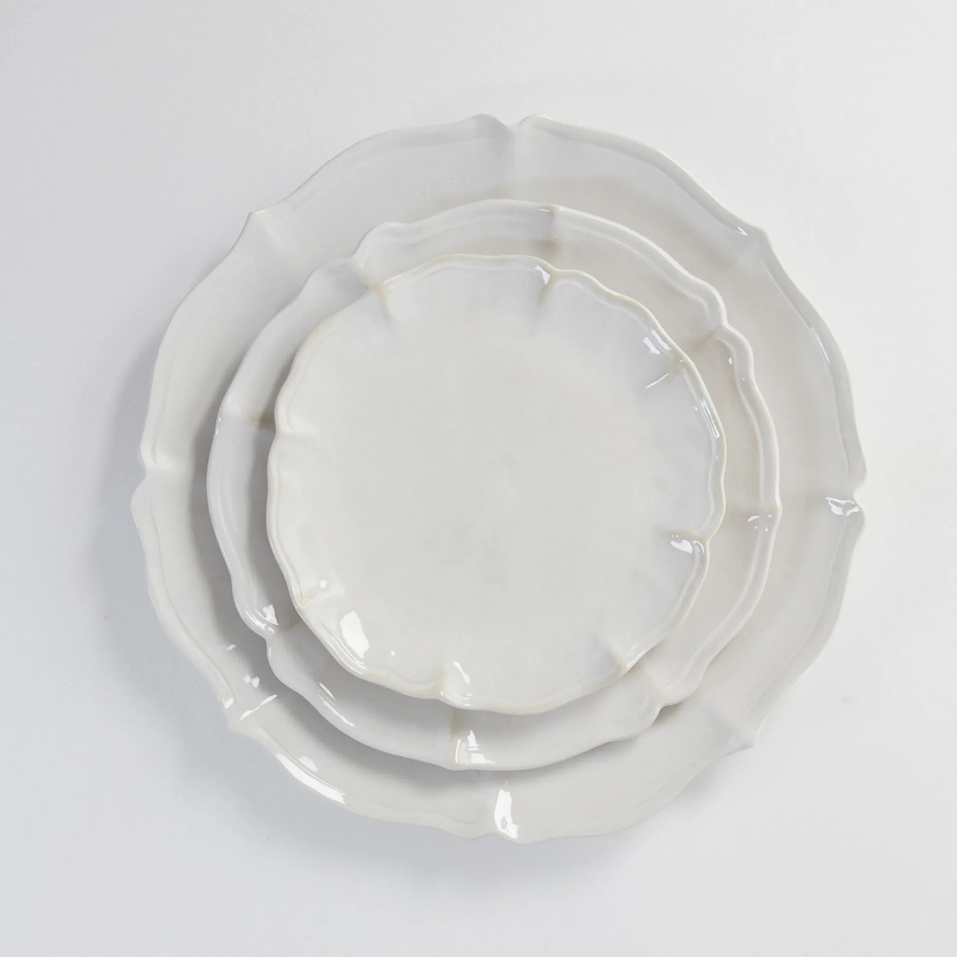 Judith groot dinerbord Ø34 cm, Wit Olsson & Jensen