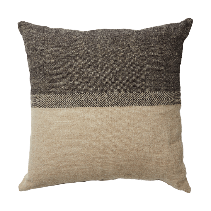 Levi kussenhoes 60x60 cm - Zwart/naturel - Olsson & Jensen
