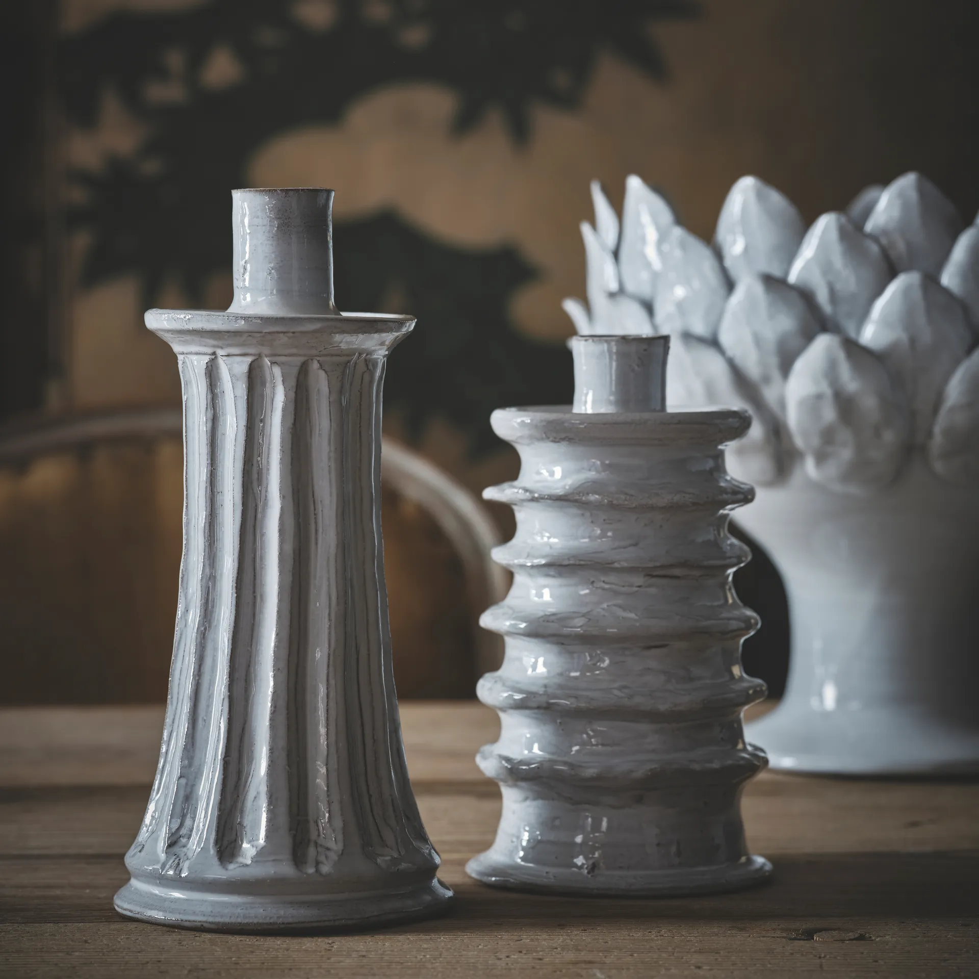 Marielle pot klein Ø23,5 cm, Wit Olsson & Jensen