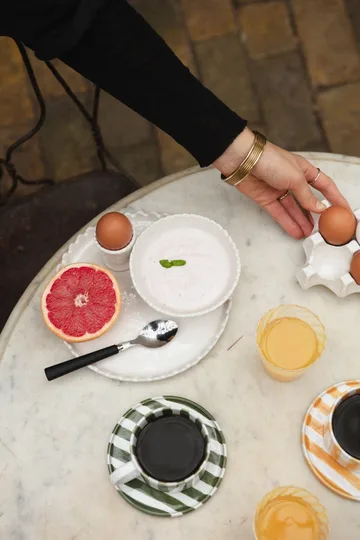 Monica kop met schotel 4-pack - Groen - Olsson & Jensen