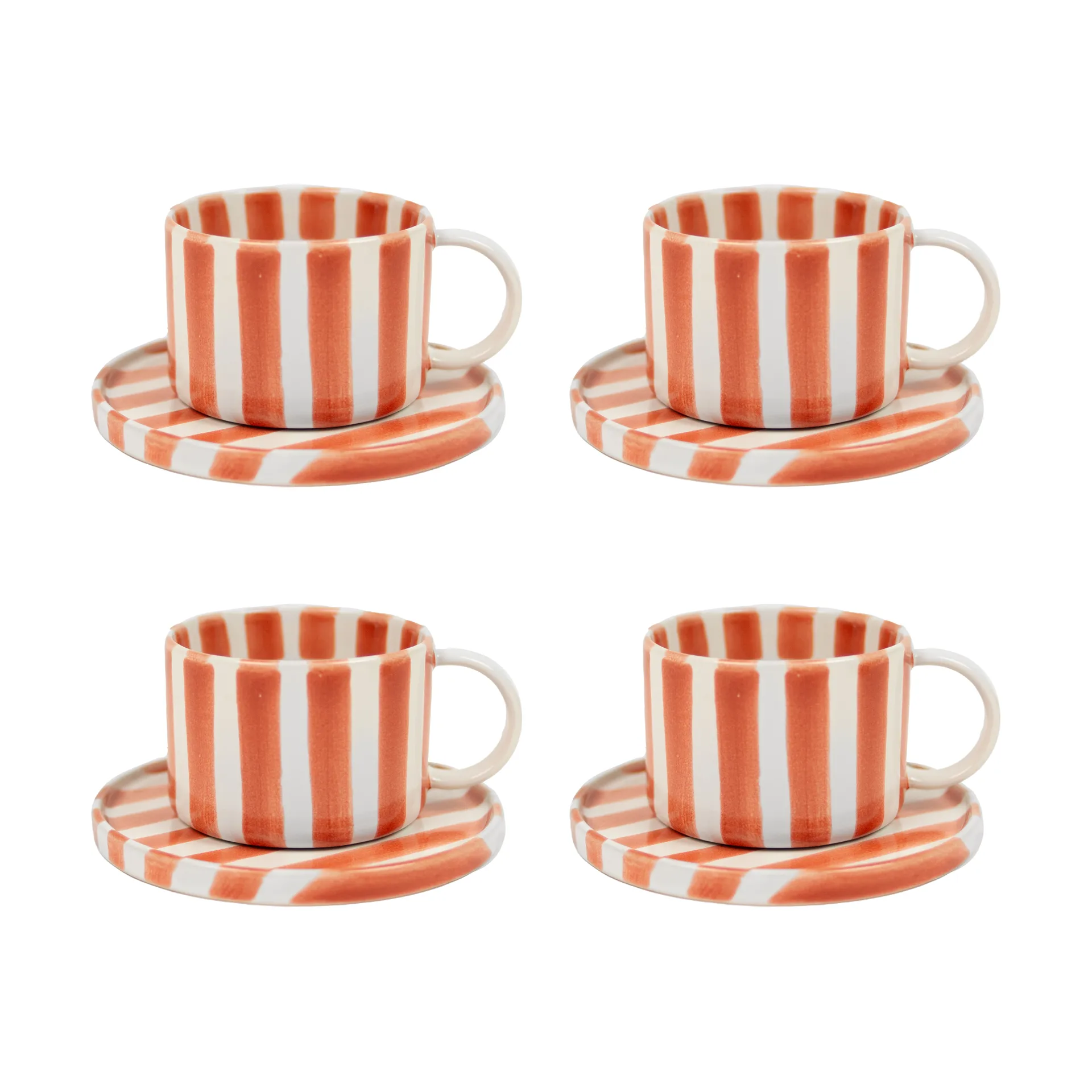 Monica kop met schotel 4-pack - Roest,  Olsson & Jensen