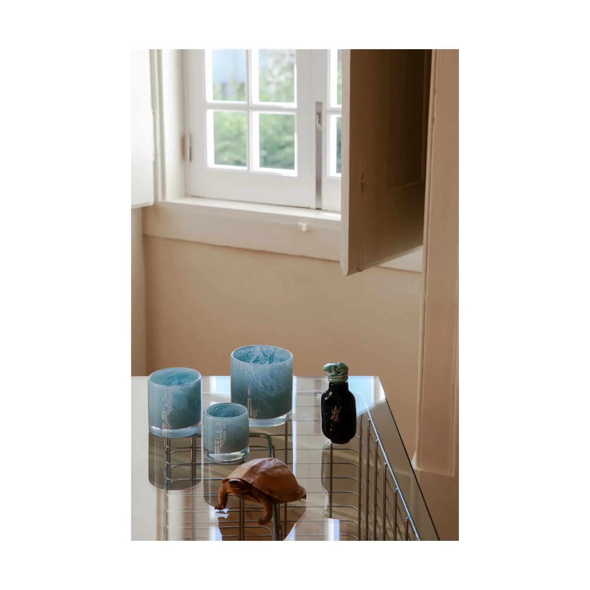 Nilla waxinelichthouder 12 cm, Lichtblauw Olsson & Jensen