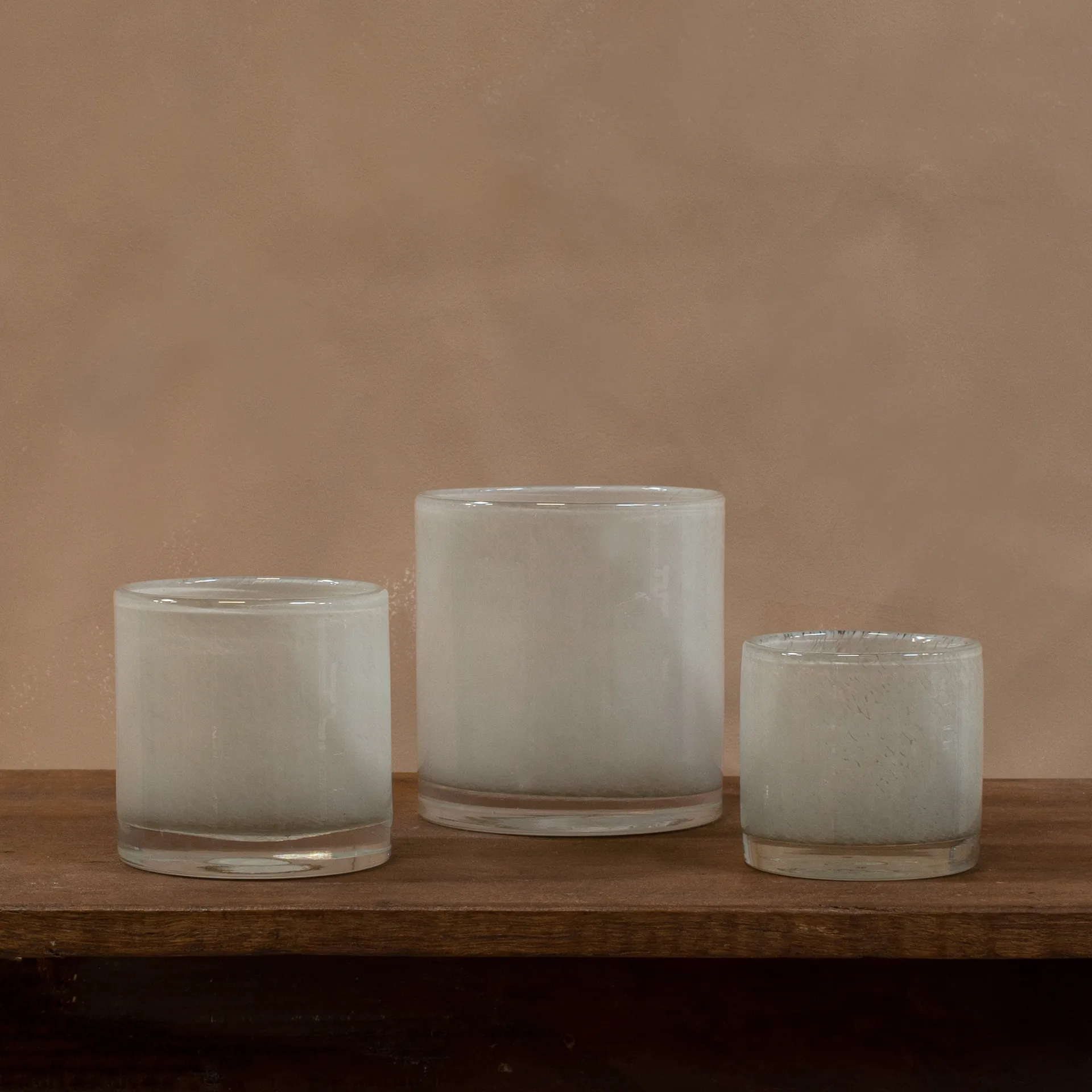 Nilla waxinelichthouder 8 cm, Grijsbeige Olsson & Jensen